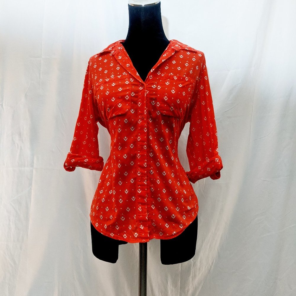 Satan's Secretary Collection | Red Jaclyn Smith Blouse